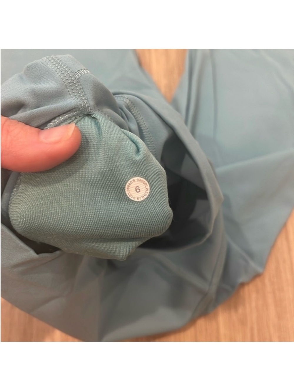 Lululemon Align High Rise Pants 25" Tidal Teal Sz 6 - Picture 10 of 11